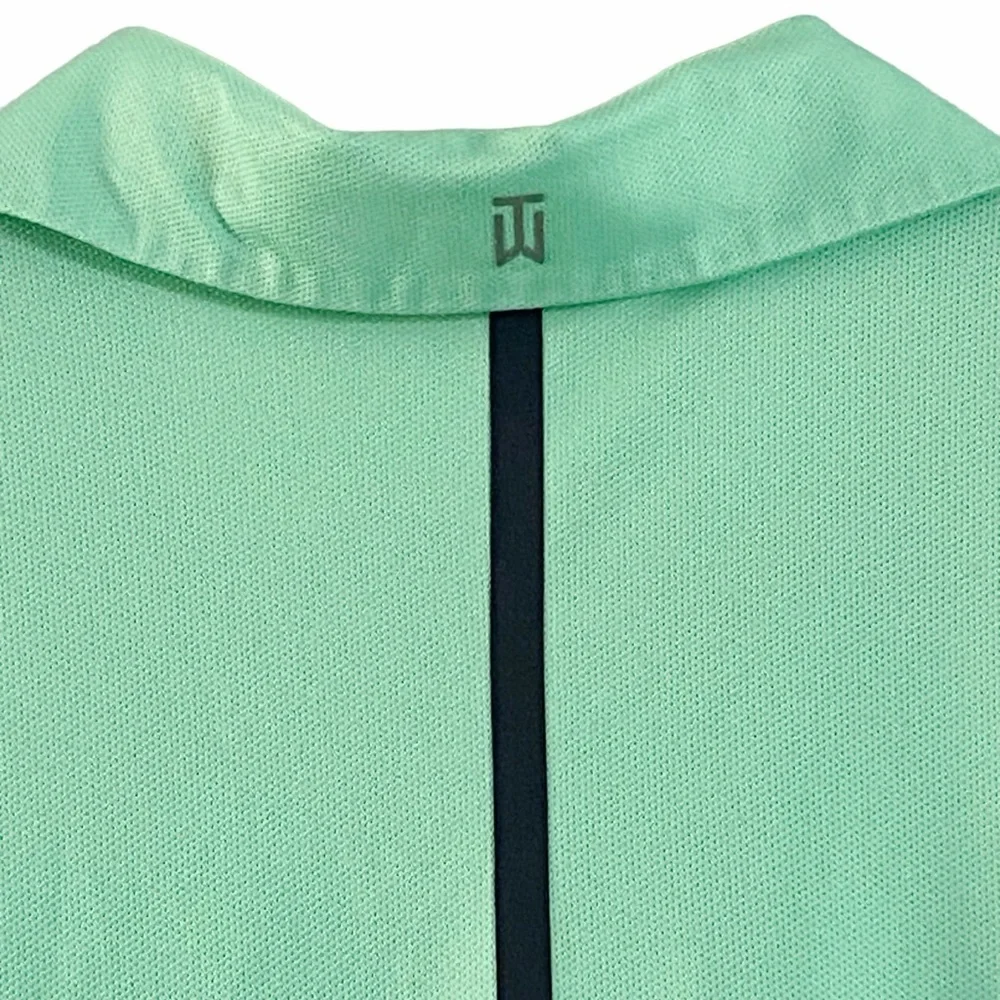 Nike Tiger Woods Golf Polo Shirt Size Men’s Large Green Dri Fit